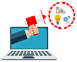 Online marketing icon